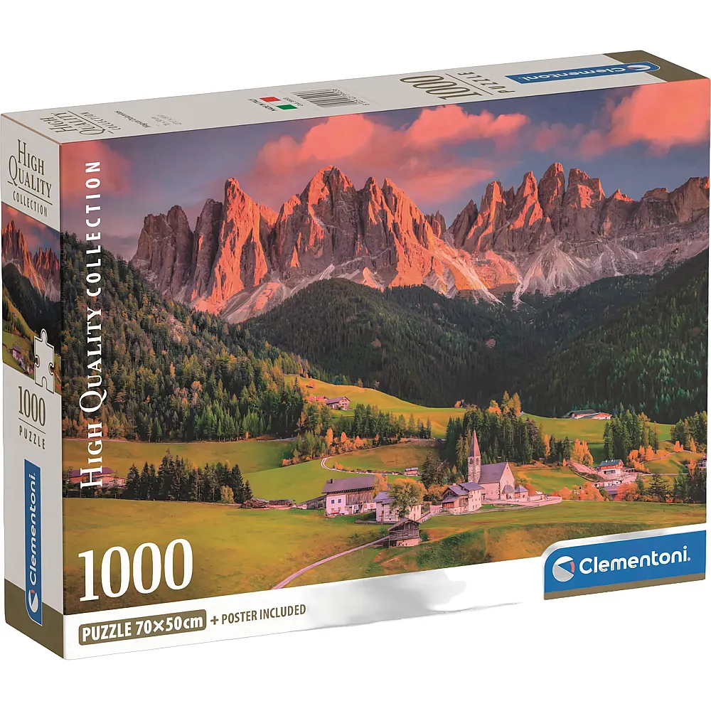 Clementoni Puzzle High Quality Collection Magische Dolomiten 1000Teile