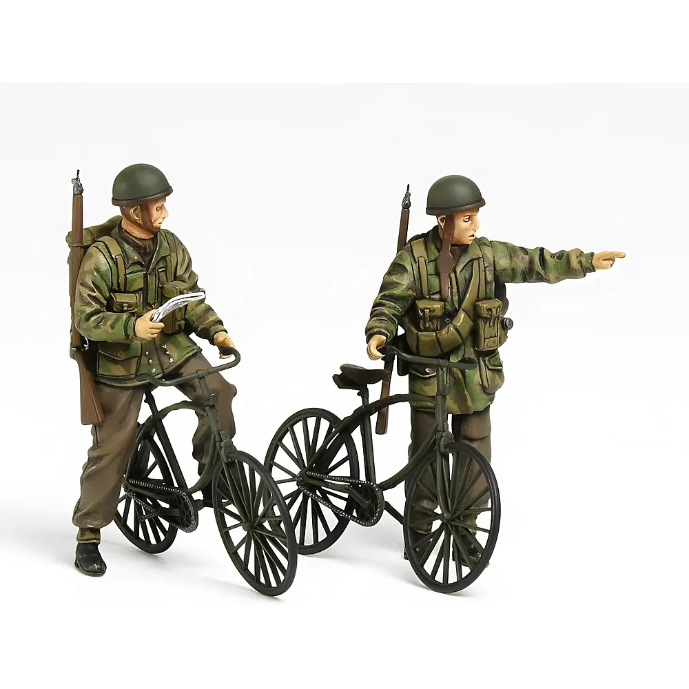 Tamiya British Paratroopers + Bicycles Set