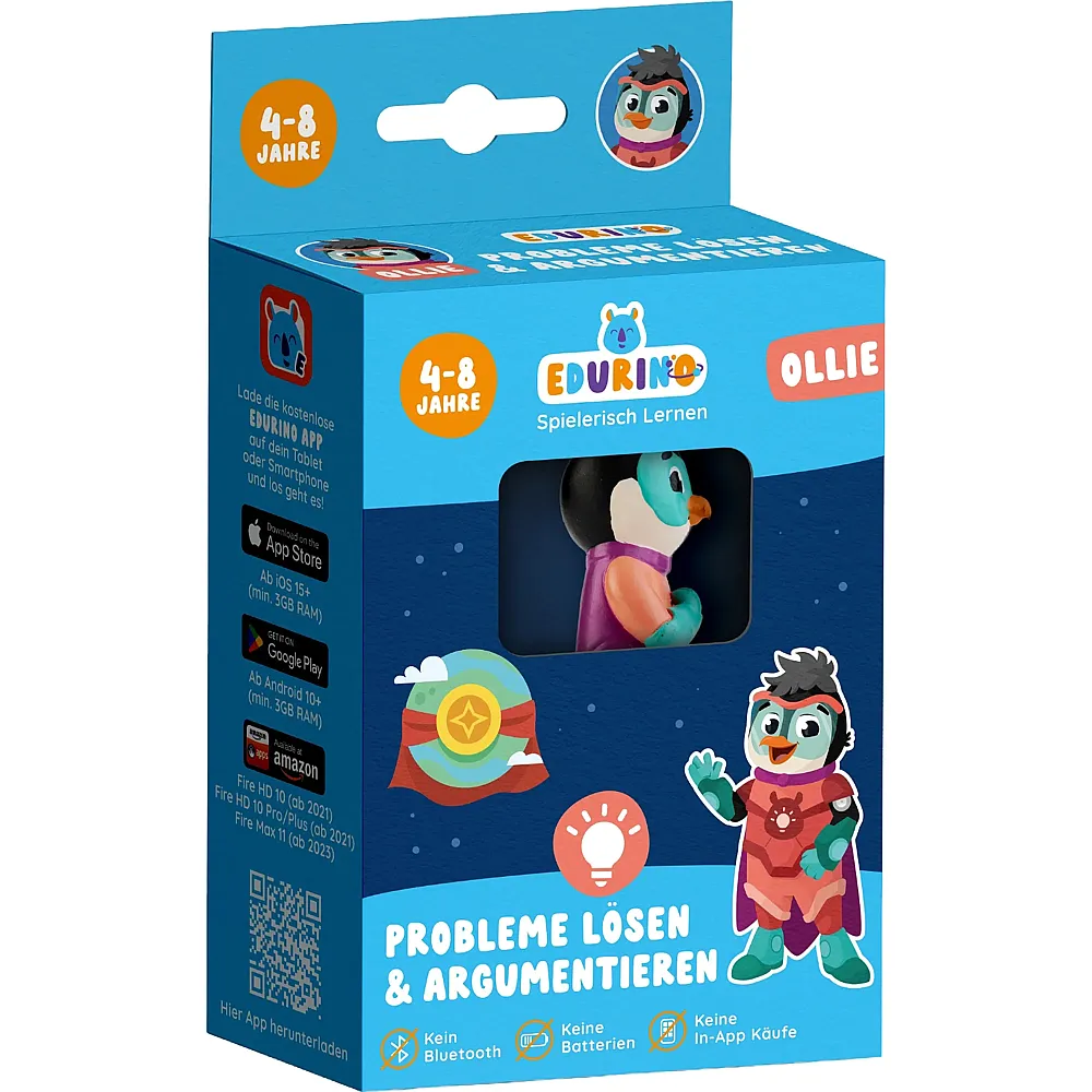 Edurino Figur Ollie Probleme l�sen und Argumentieren