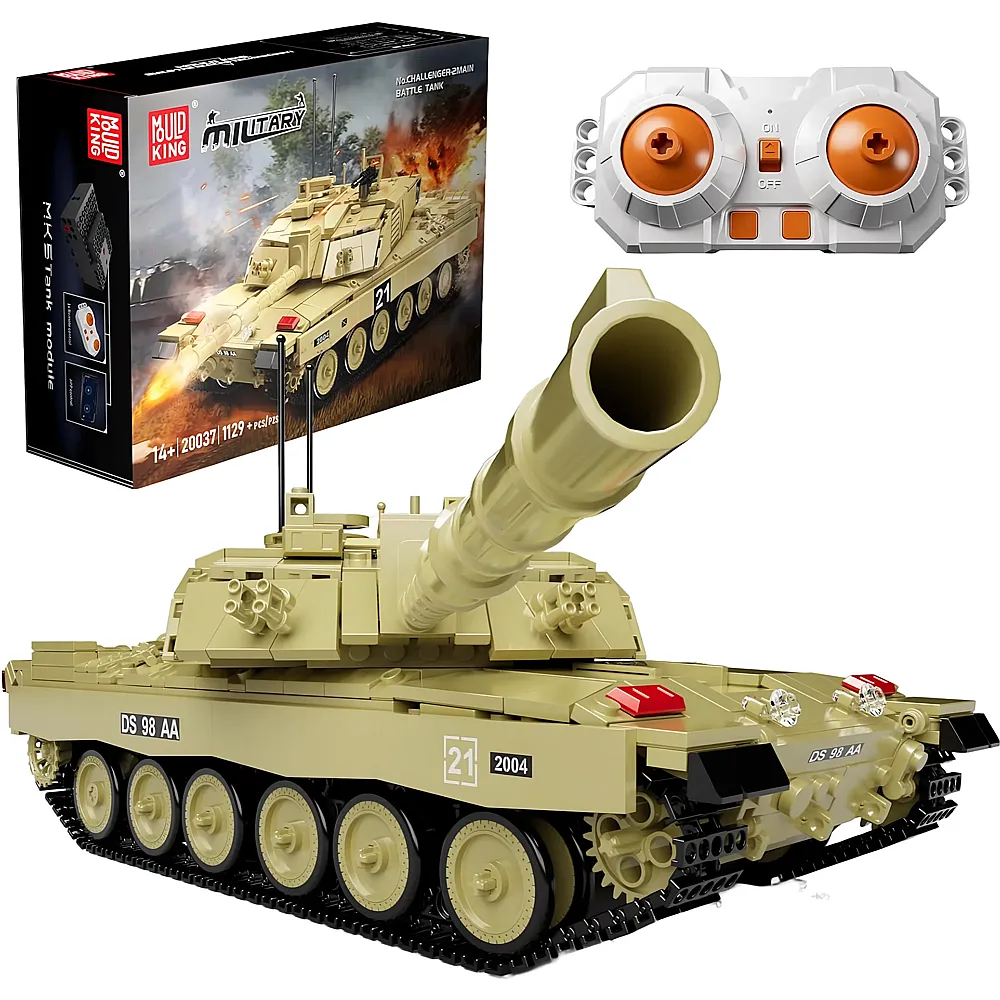 Mould King Military Challenger 2 Hauptkampfpanzer 20037 - Klemmbausteine Milit�r