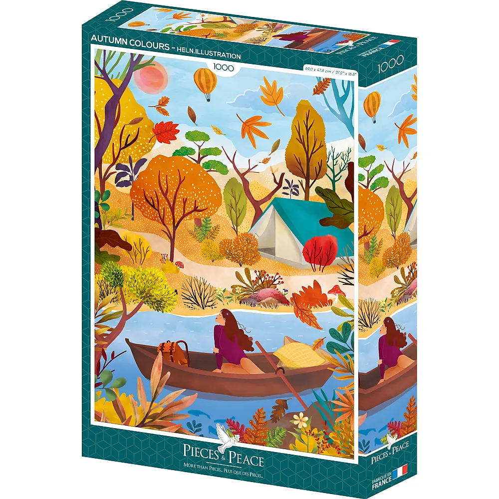 Pieces & Peace Puzzle Farben des Herbstes - 1000 Teile