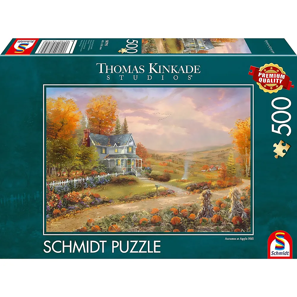Schmidt Puzzle Thomas Kinkade Herbst in Apple Hill 500Teile