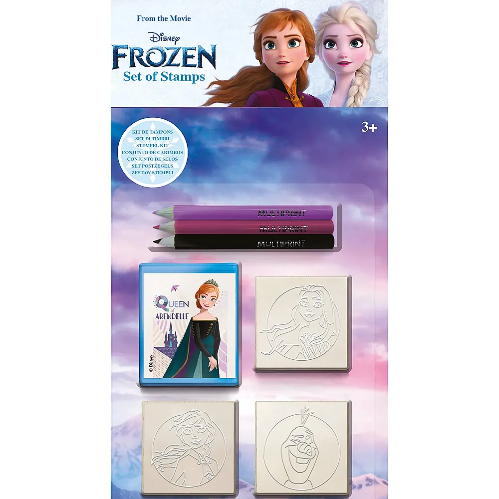 Multiprint Disney Frozen Stempelset 7Teile | Stempelsets