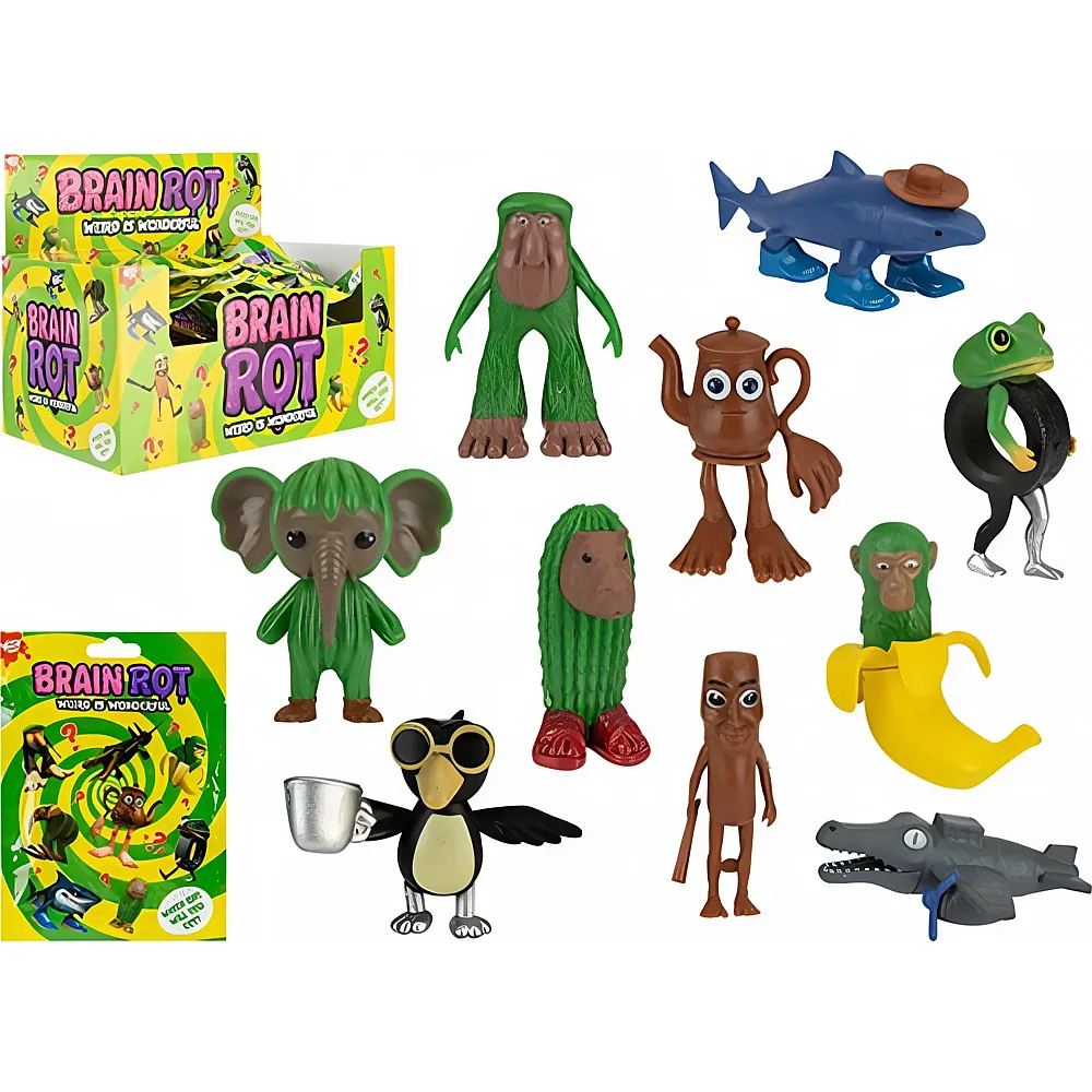 Sombo Brain Rot Figuren ass. Display Blind Bag, 10-fach assortiert - Suche