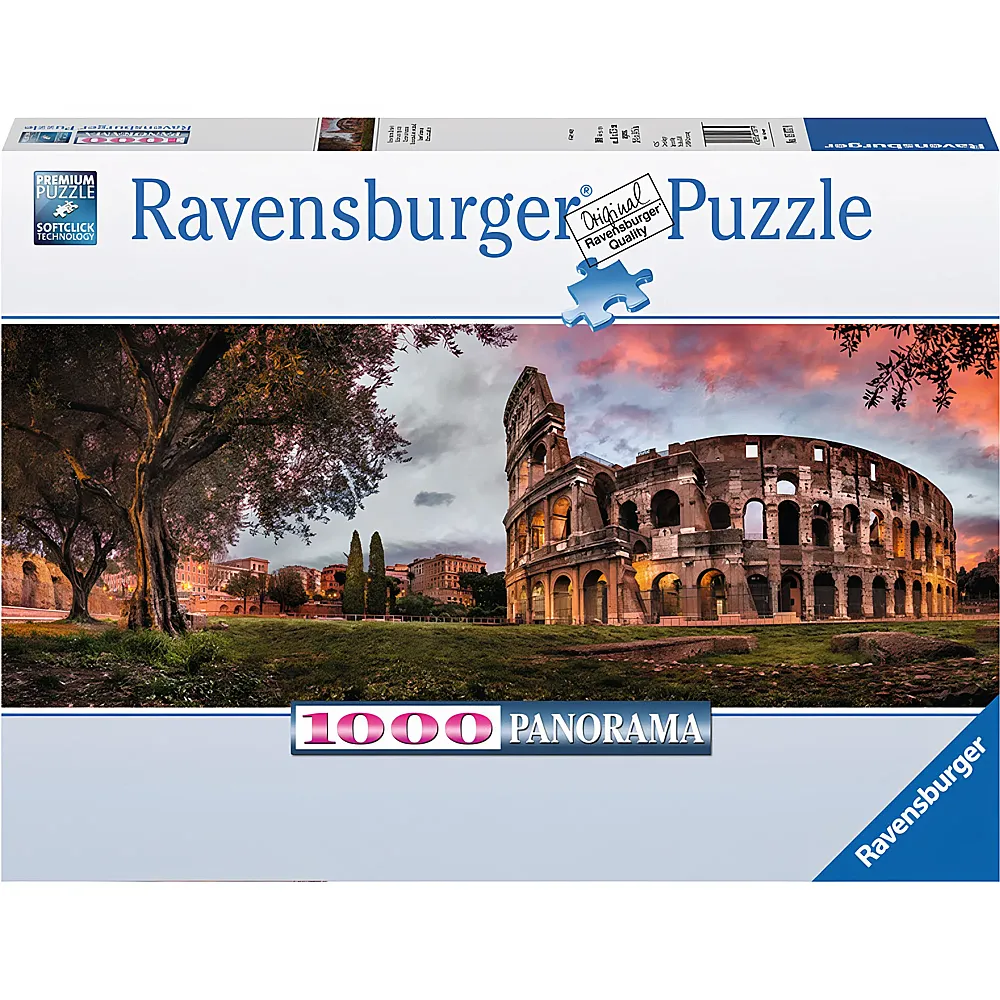 Ravensburger Puzzle Panorama Colosseum im Abendrot 1000Teile