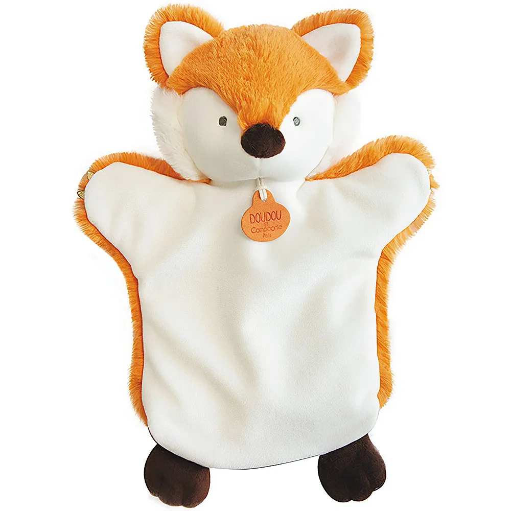Doudou et Compagnie Handpuppe Fuchs - 25 cm | Handpuppen