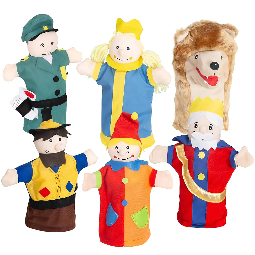 Roba Kasperlefiguren aus Stoff - 6 Teile