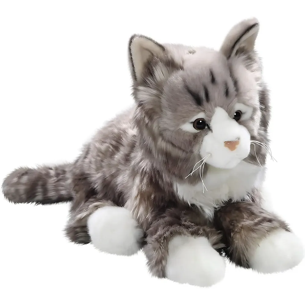 Carl Dick Katze getigert Grau - 37 cm