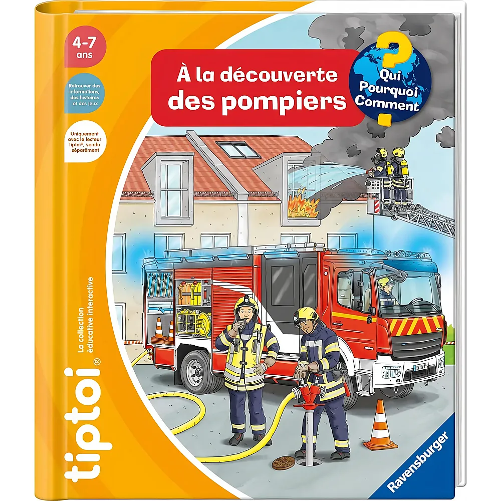 Ravensburger tiptoi Je d�couvre les pompiers FR