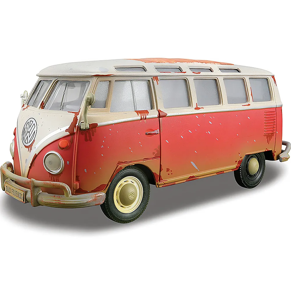 Maisto 1:24 VW Van Samba Old Friends Rot/Weiss | Die-Cast Modelle