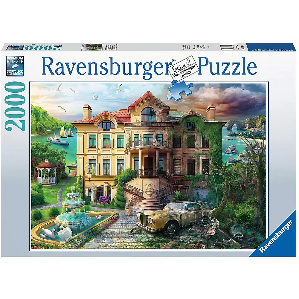 Ravensburger Puzzle Landhaus im Wandel der Zeit 2000Teile