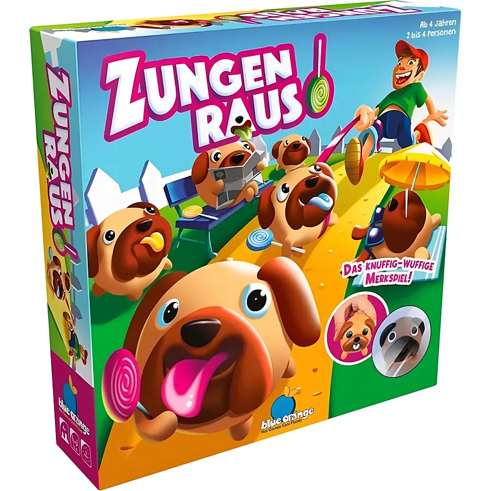 Blue Orange Zungen Raus - Deutsch