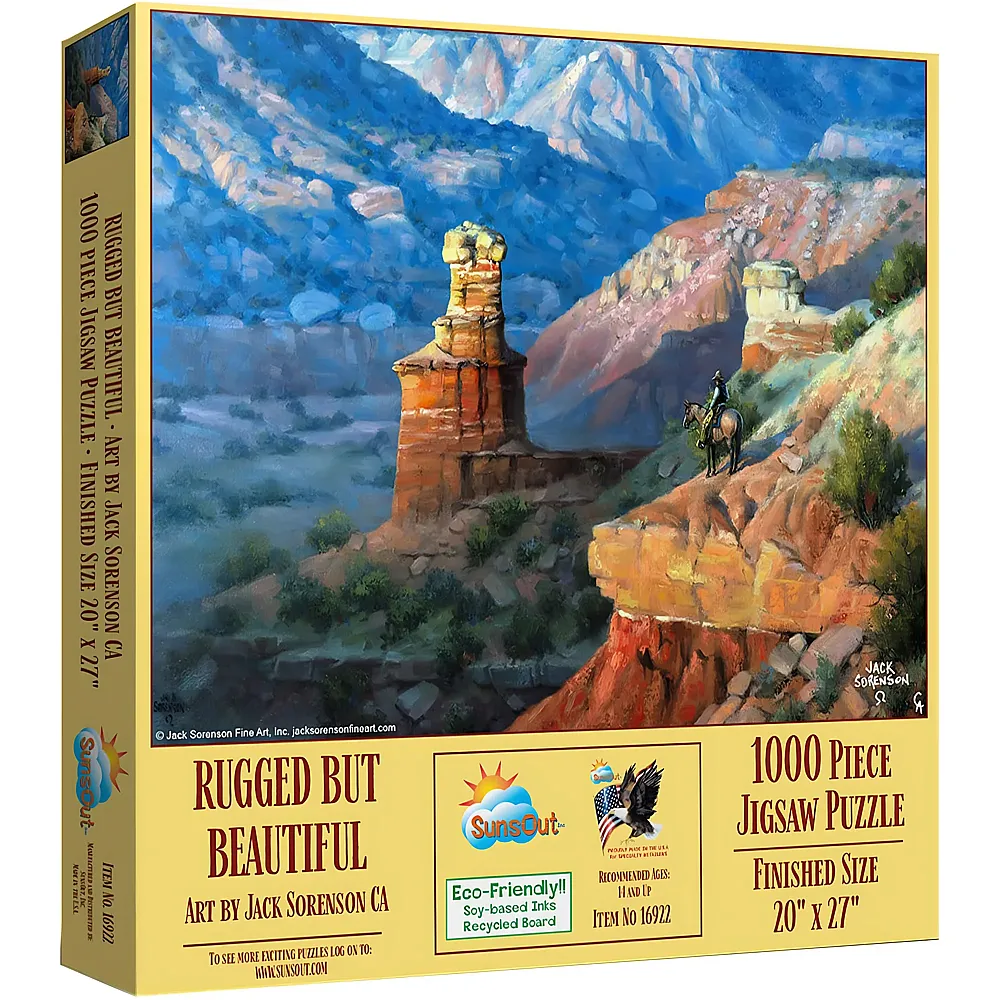 SunsOut Puzzle Jack Sorenson Rugged but Beautiful - 1000 Teile