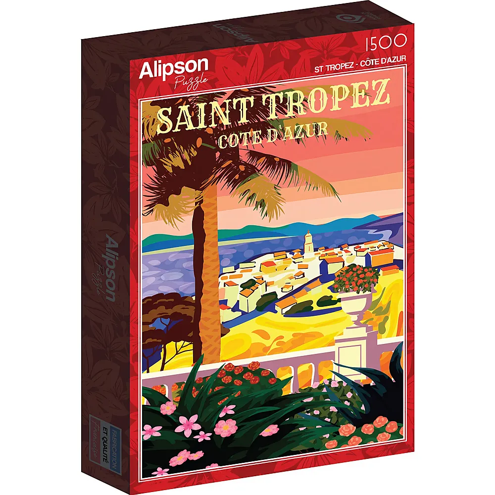 Alipson Puzzle Saint Tropez - C�te d'Azur - 1500 Teile