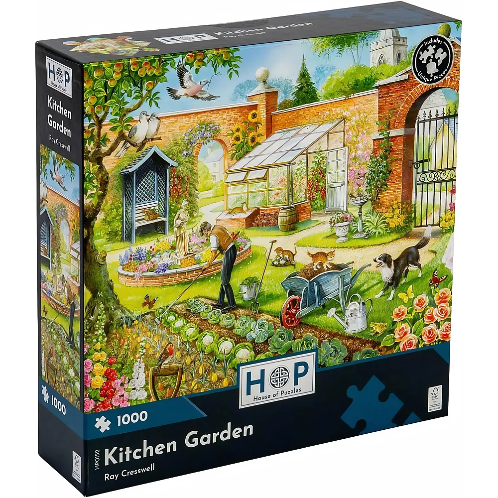HOP - House of Puzzles Gem�segarten 1000Teile