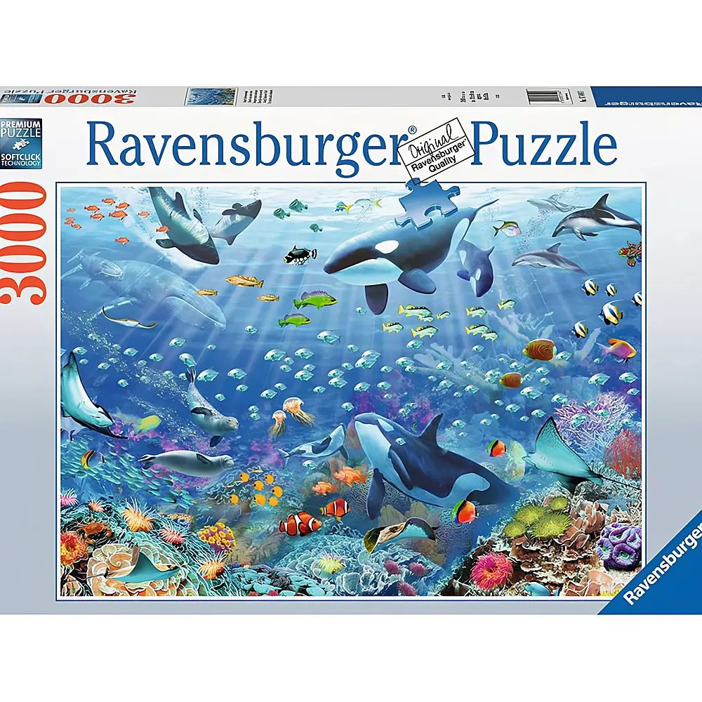 Ravensburger Puzzle Bunter Unterwasserspass 3000Teile
