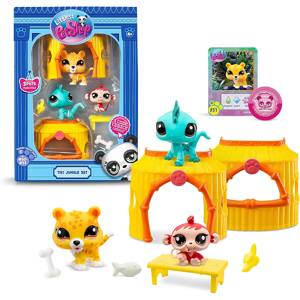 Bandai Littlest Pet Shop Tiki Jungle