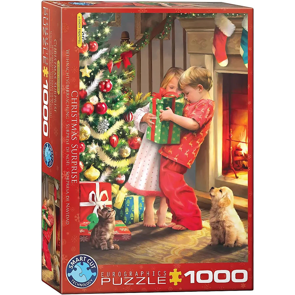 Eurographics Puzzle Weihnachts�berraschung von Simon Tread 1000Teile