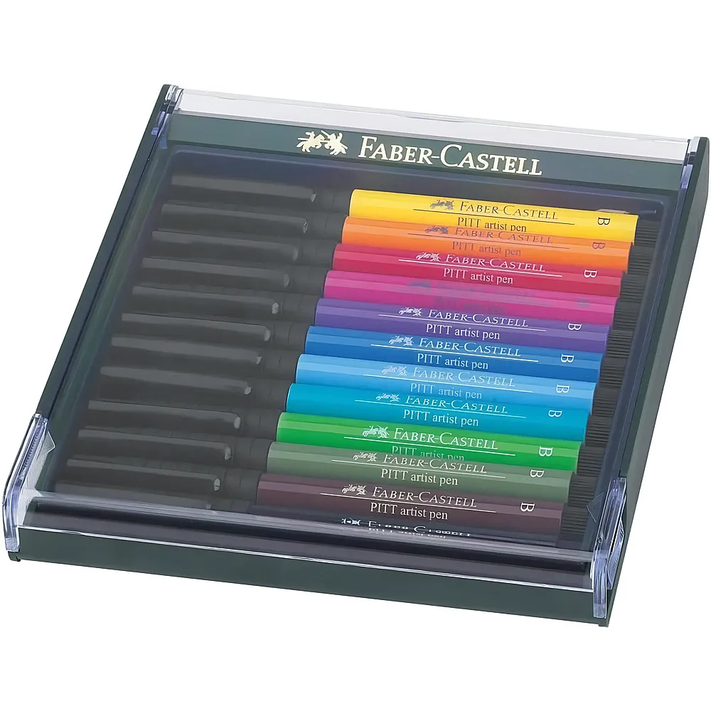 meinspielzeug - Faber-Castell Pitt Artist Pen 12Teile | Farbe & Kreide