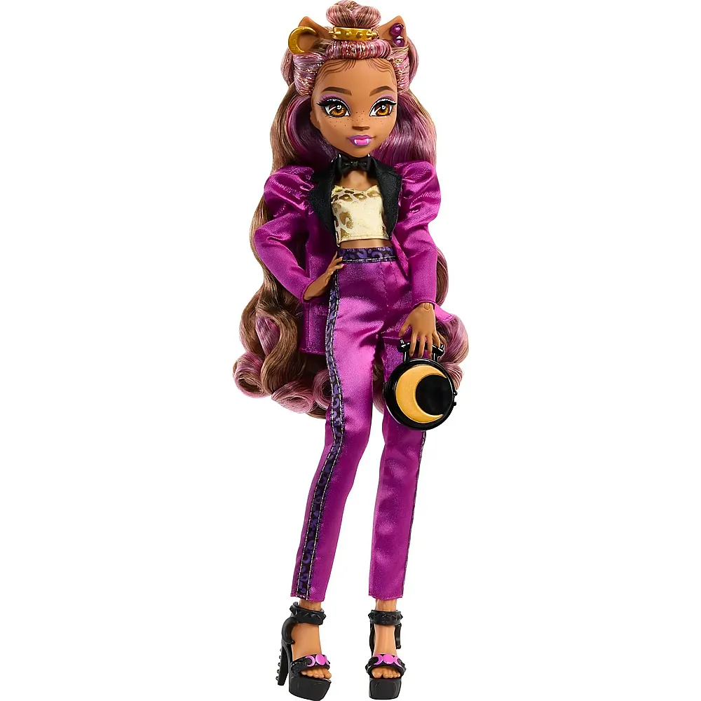 Mattel Monster High Clawdeen Wolfspuppe in Monster Ball Party Mode