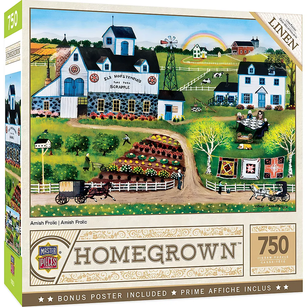Master Pieces Puzzle 750 Teile Amish Frolic - Suche