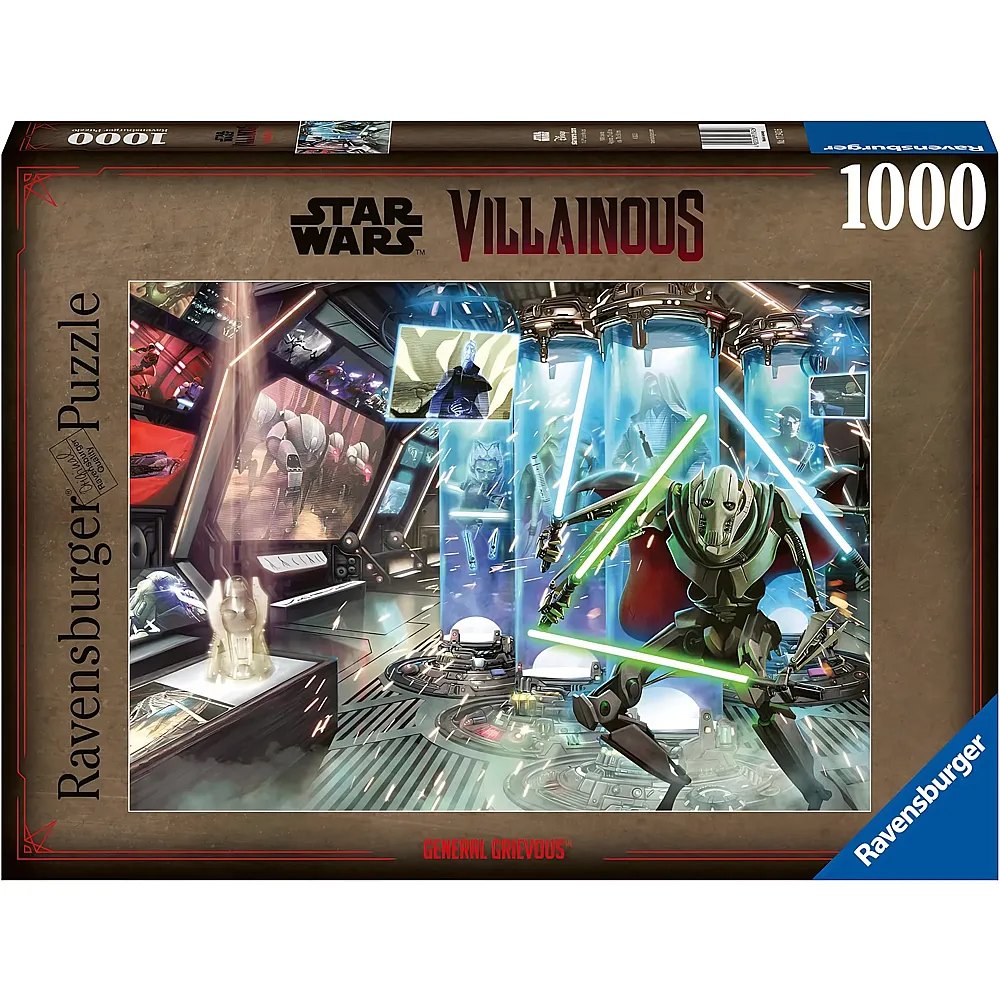 Ravensburger Puzzle Star Wars Villainous General Grievous 1000Teile