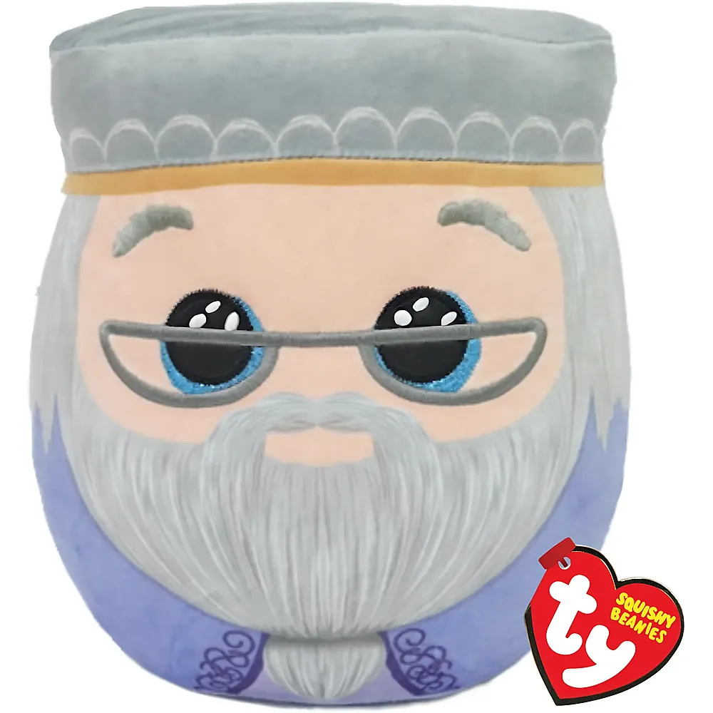 meinspielzeug - Ty Squishy Beanies Dumbledore 20cm Harry Potter | Lizenzfiguren Pl�sch