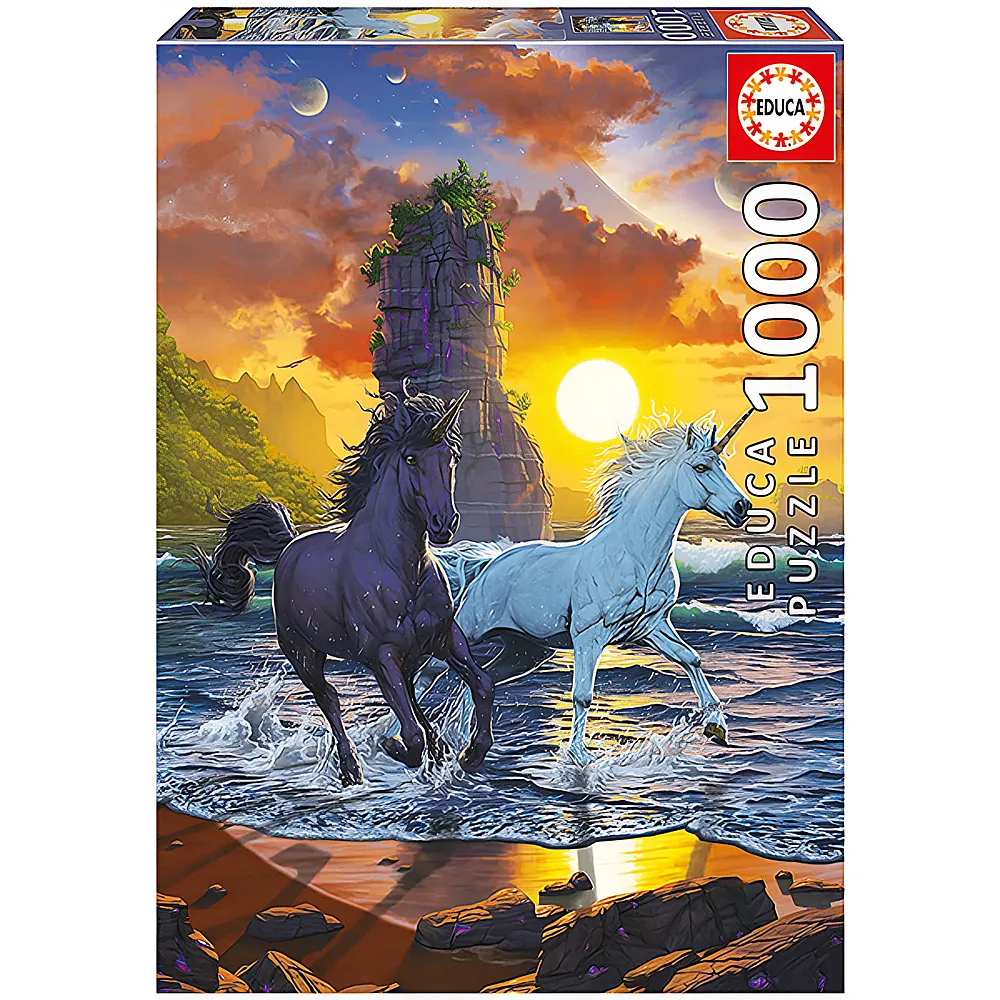 Educa Puzzle Unicorns Vincent Hie 1000Teile