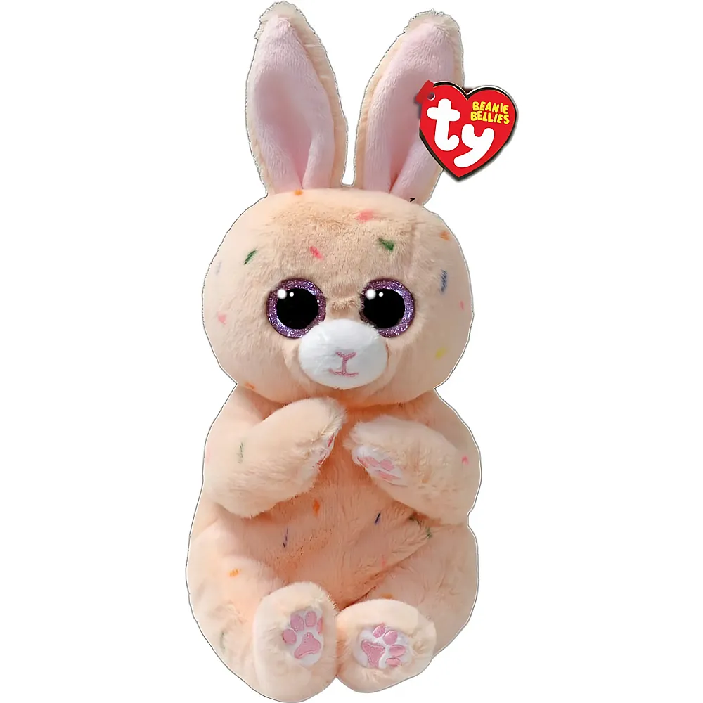 Ty Beanie Bellies Peaches Bunny - Bellies - Reg - Easter 2024 - Suche