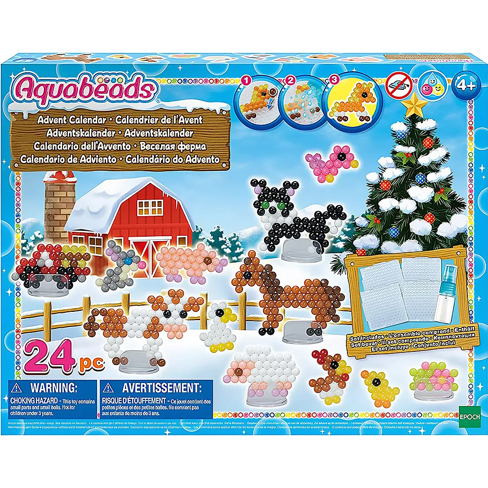 Aquabeads Adventskalender Bauernhof