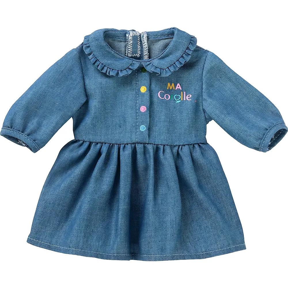 meinspielzeug � Corolle Jeanskleid f�r Babypuppe - 36 cm | Puppenkleider