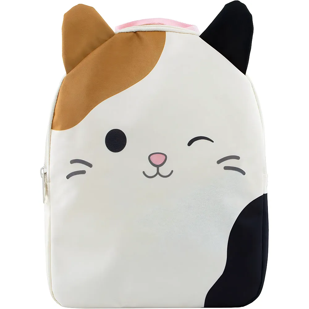 Squishmallows M�dchen Rucksack, Cam The Cat Kindergartenrucksack M�dchen, S�sser Schulrucksack, Rucksack L�ssig, Einheitsgr�sse Cr�me