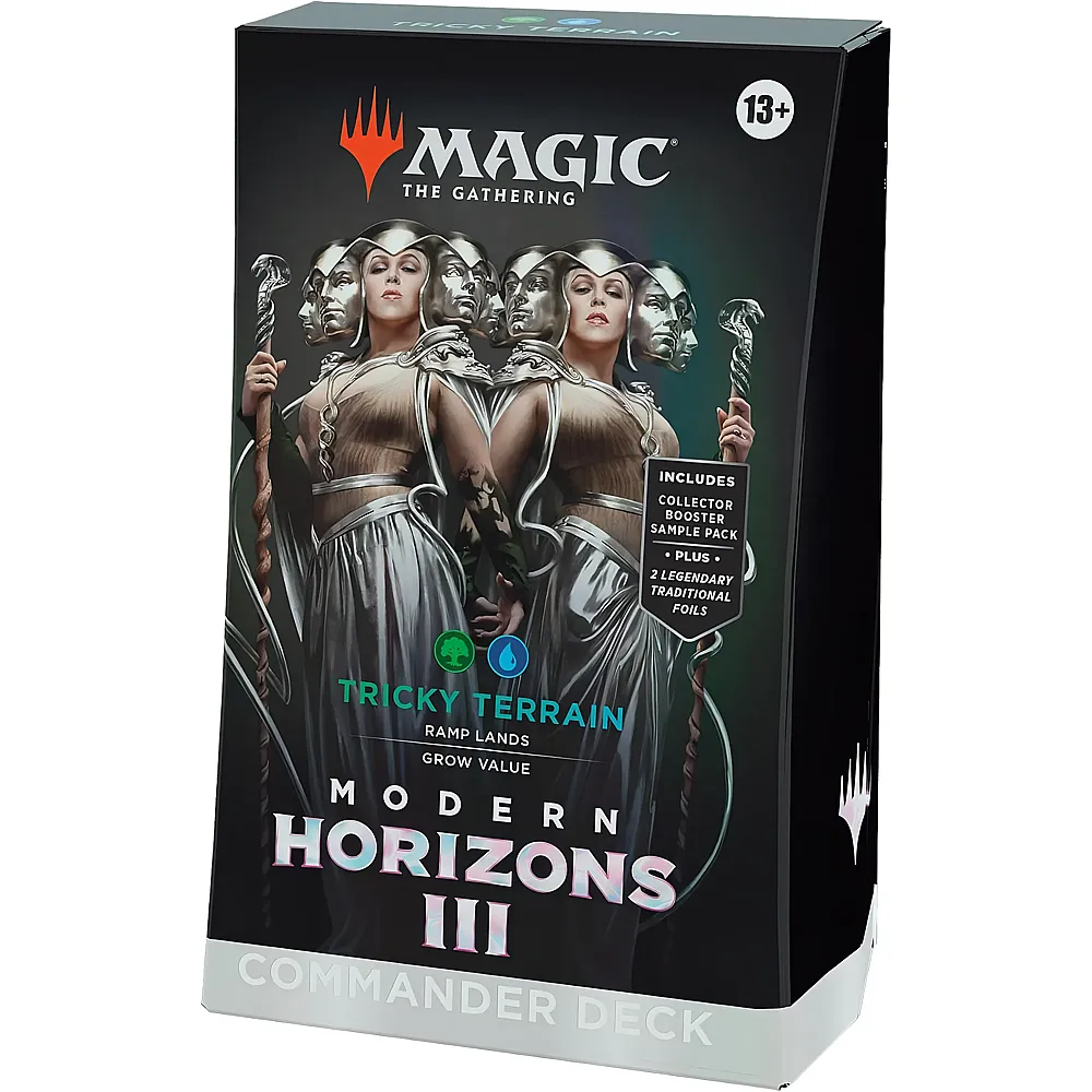 Magic The Gathering Modern Horizons 3 Commander Deck - Tricky Terrain - Englisch - Sammelkarten TCG