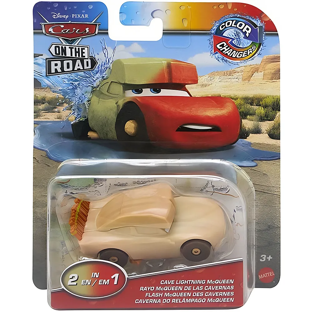 Mattel Disney Cars Color Changers Cave Lightning McQueen 1:55 | Spielzeugauto