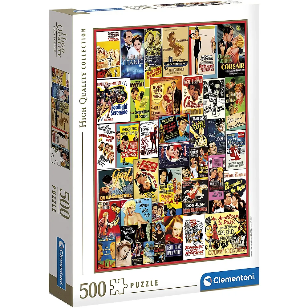 Clementoni Puzzle High Quality Collection Classic Romance - 500 Teile