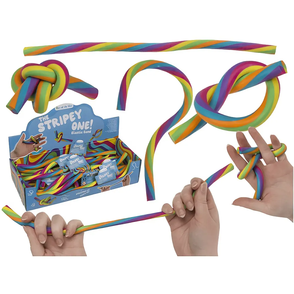 meinspielzeug - Sombo Power Schnur Rainbow, 30cm 24 St�ck im Display