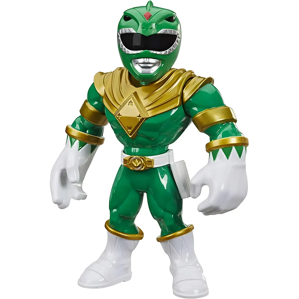 Hasbro Power Rangers Playskool E6730ES0 Heroes Mega Mighties Gr�ner Ranger 25 cm groe Figur, Mighty Morphin, Spielzeug f�r Kinder ab 3 Jahren