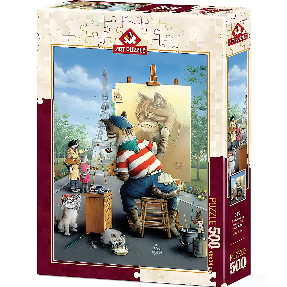 Art Puzzle Painter Cat 500Teile