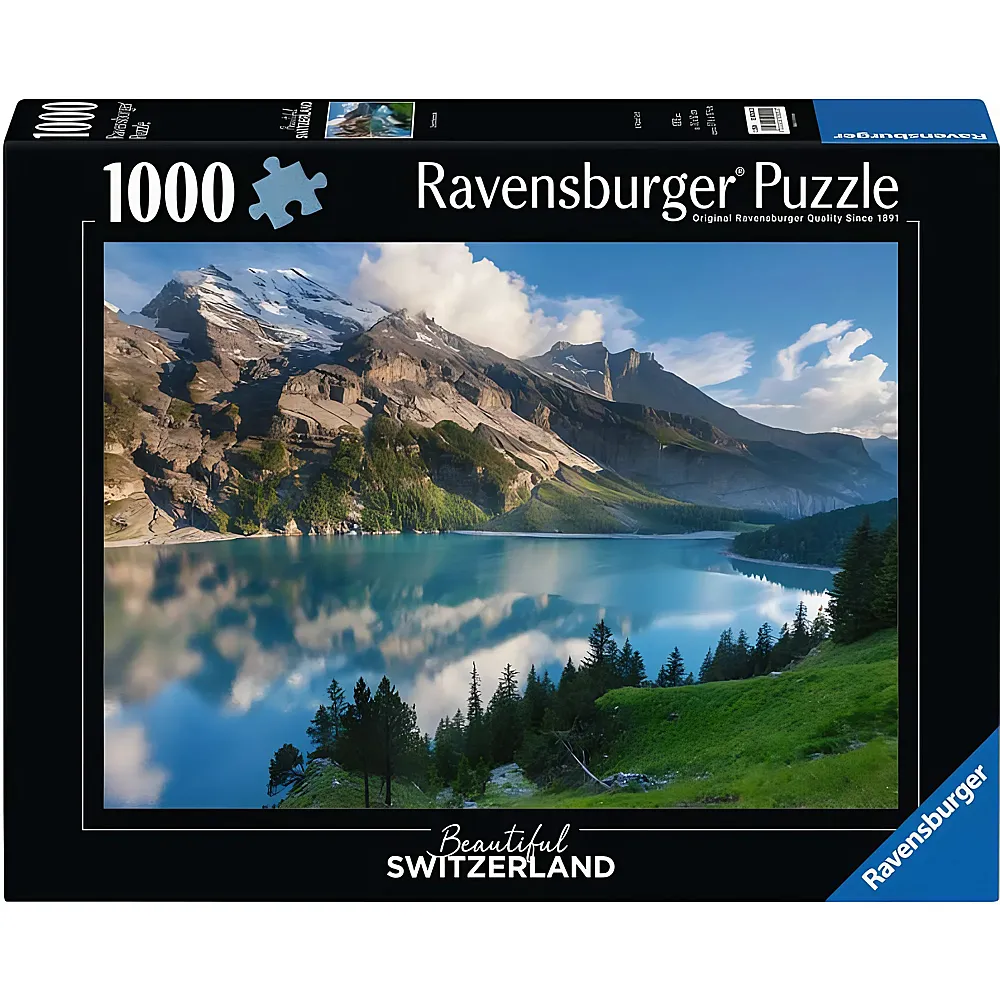 Ravensburger Puzzle Beautiful Switzerland Oeschinensee 1000Teile