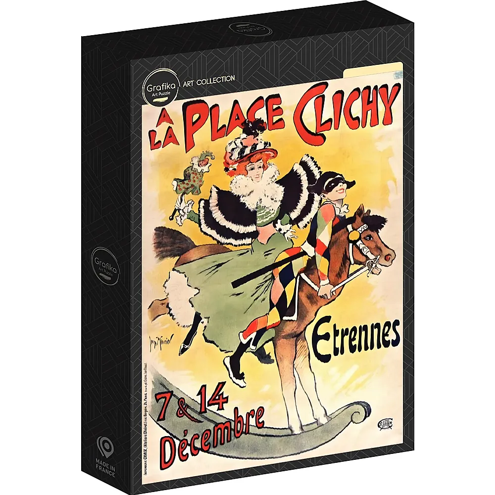 Grafika Puzzle Art Collection Georges Meunier - A la Place Clichy, 1897 500Teile