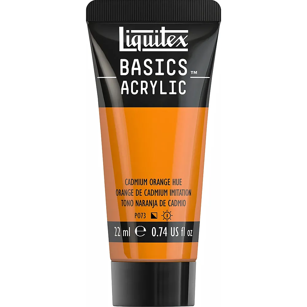 Liquitex Lqx Basics Acrylfarbe 22ml Tube Kadmiumornage Farbton - Suche