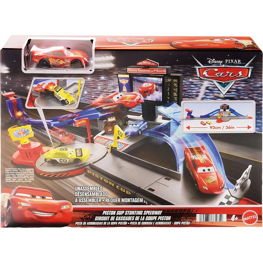Mattel Disney Cars 2in1 Piston Cup