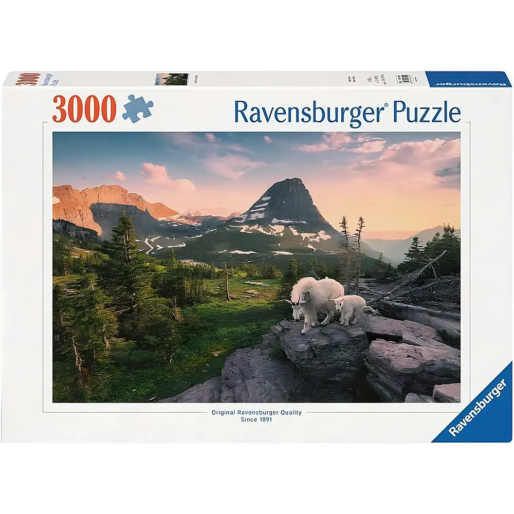 Ravensburger Puzzle Almbock mit Baby 3000Teile
