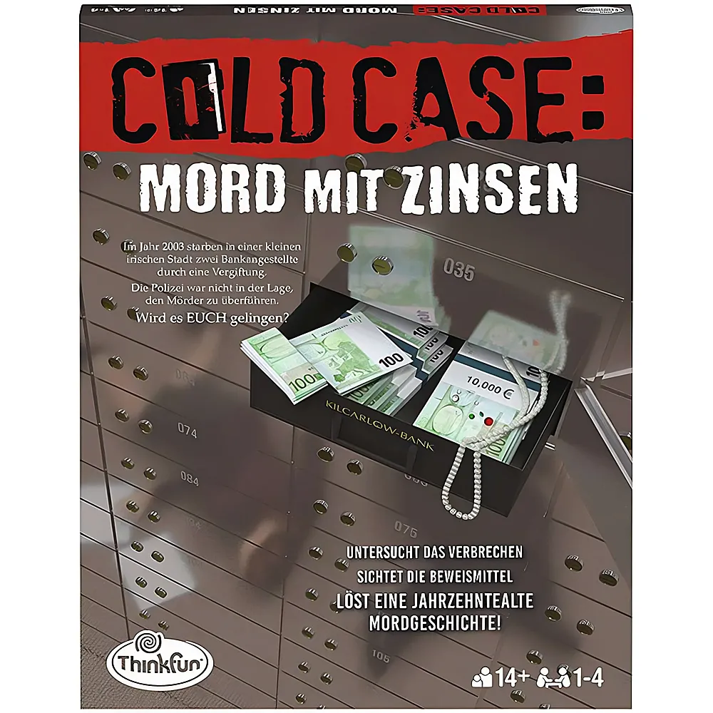 Thinkfun ColdCase: Mord mit Zinsen DE