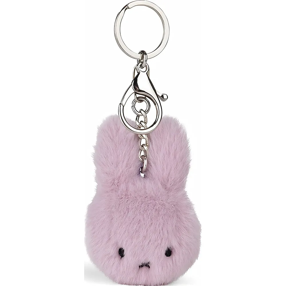 Bon Ton Toys Miffy ECO Fuzzy flieder 8 cm Schl�sselanh�nger / 100%Recycled