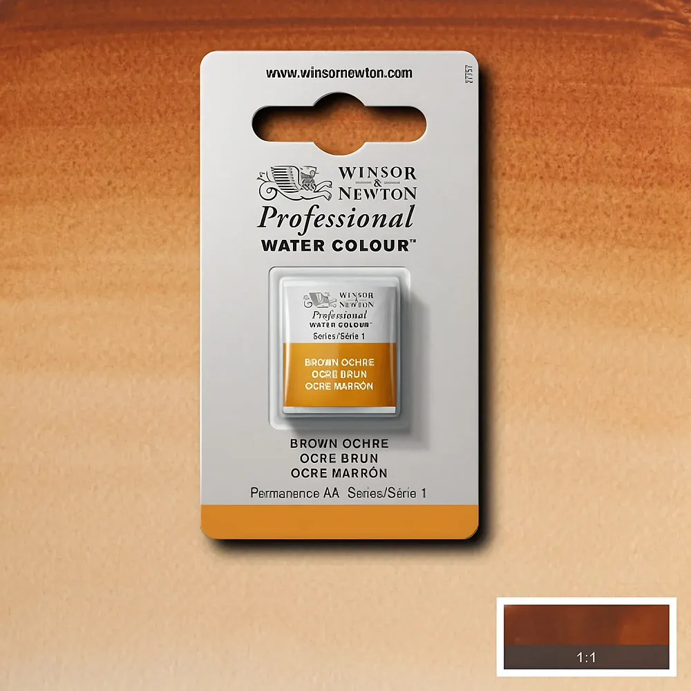 meinspielzeug - Winsor & Newton W&n Prof. Water Colour 1/2 Npfchen Ockerbraun