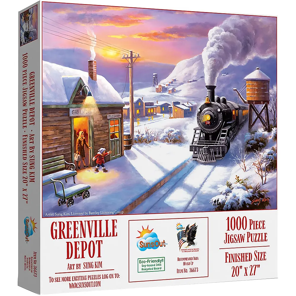 SunsOut Puzzle Sung Kim Greenville Depot 1000Teile