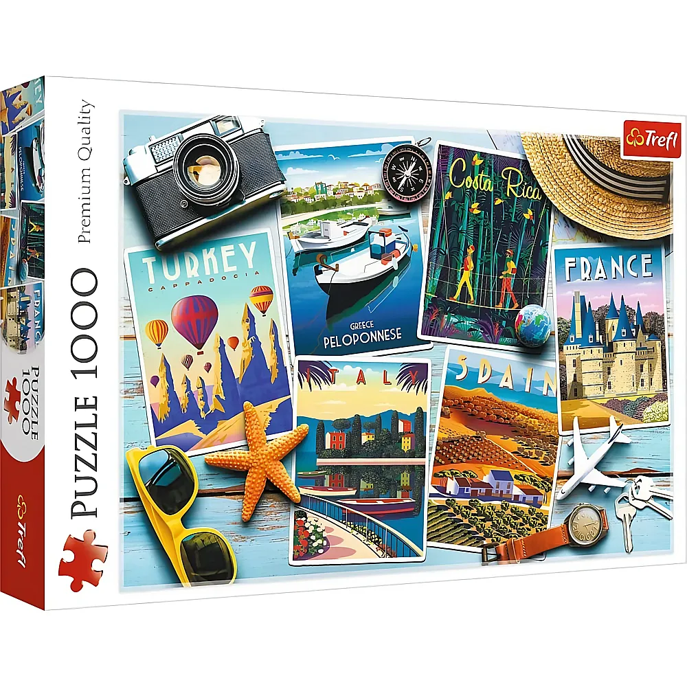 Trefl Puzzle Holiday Postcards - 1000 Teile