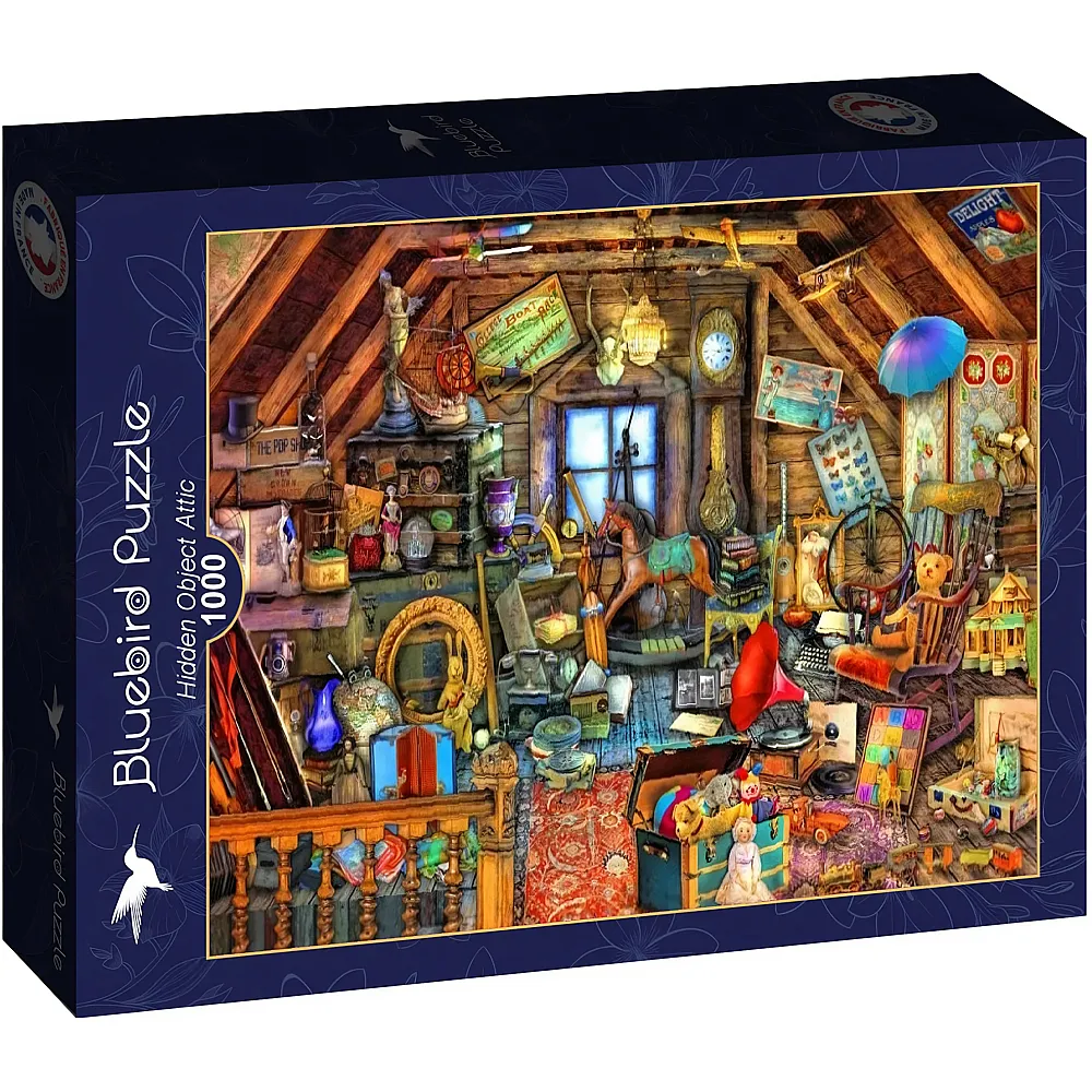 Bluebird Puzzle Aimee Stewart Hidden Object Attic 1000Teile