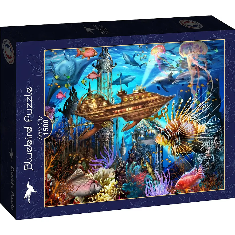 Bluebird Puzzle Marchetti Ciro Aqua City - 1500 Teile